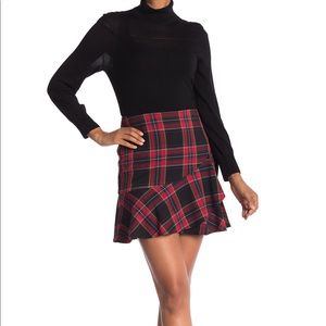 Trina Turk Tartan Plaid Skirt